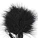 Black Rose Feather Tickler Naughty Party Fancy Dress Toy