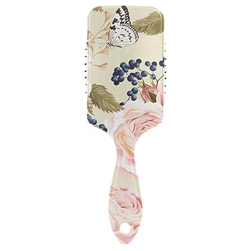 Amazon Com Malplena Butterflies Pollen Handle Hair Brush Best