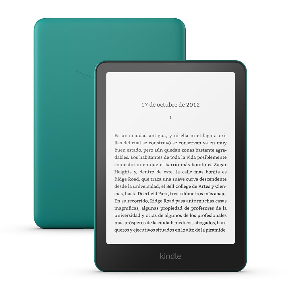 Amazon Kindle Paperwhite (última generación) | Nuestro Kindle más rápido, con una nueva pantalla sin reflejos y semanas de batería | 16 GB | Con publicidad | Verde jade