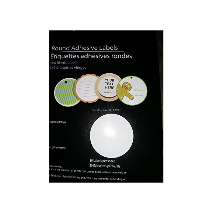 Buy Polaroid Easy Peel Round Labels, Inkjet, 2-inch, White ...