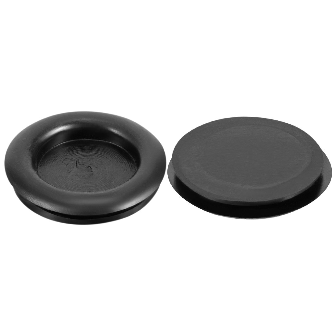 Sourcingmap Wire Protector Oil Resistant Armature Rubber Grommets 25mm Mounting Dia 10Pcs Black