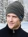 Bluetooth Beanie Hat Headphones, Music Winter Cap for Men & Women, Sport Wireless Headset Earbuds Earphones Speaker Hands Free with Microphone and Volume Control for Excrise Gym Running Skiing (Grey)