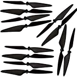 Xiaopyo Spare Parts Propellers Blades Compatible with MJX Bugs 3 PRO B3 B3PRO B3H F100 F17 H501 H501S H501C HS700 RC Quadcopter RC Drone D80 GPS FPV RC Drone Accessories