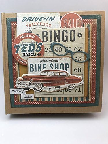 50s Drive-In Themed Mini Scrapbook, Mini Album, Photo Album
