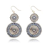 Drop Earrings for Women, Badu Pure Handmade Earrings Bohemian Acrylic Dangle Beads Earrings Best Christmas Gift