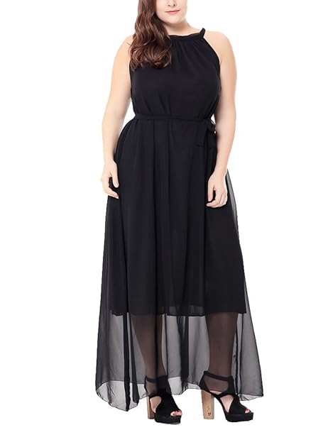 plus size jersey maxi dress
