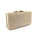 WEDDINGHELPER Clutch Purses Golden Peacock for Women Luxury Rhinestone Crystal Evening Clutch Bags Vintage Party (gold)