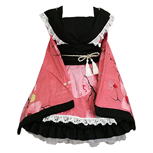Partiss Women's Anime Cosplay Lolita Halloween Fancy Dress Japanese Kimono Costume