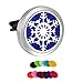 【2Pack】BRIGHTSHOW Car Fragrance Diffuser Vent Clip Car Air Freshener Perfume Clamp Aromatherapy Essential Oil Diffuser Stainless Steel Locket with Vent Clip and 10 Oil Refill Pads