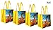 Earthwise Reusable Grocery Bags Shopping - Totes (Pack of 6) (Burlap Flowers)