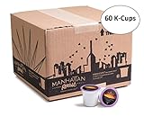 Manhattan Roast 'Chrysler Brew' (Espresso Style / Extra Bold) Single-Serve Coffee Freshcup works in most Keurig K-Cup Brewers 60 Count Box