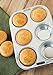Fox Run 4867 Muffin Pan, 6 Cup, Stainless Steel