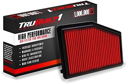 T1M-104.6648 (compare to K&amp;N 33-2468) Direct Replacement Panel Air Filter - High Performance Filter - Boosts Horsepower!