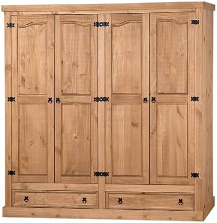 Home24 Finca Rustica Armoire En Pin Massif Avec Tiroirs Amazon Fr Cuisine Maison