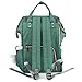 Land Baby Diaper Bag Large Capacity Mommy Backpack Baby Nappy Tote Bags Multi-function Travelling Backpack for Mom Travellers Nurses Students (Green)