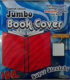 It's Academic Premium Edition Super Stretch Book Cover: Red - Fits 10