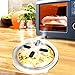 Microwave Plate Cover with Magnetic Microwave Cover for Food,Dishwasher Safe,BPA-FREE,2 Pack