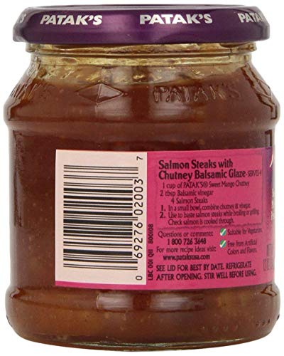 Patak's Sweet Mango Chutney, 12 oz (2 Pack)