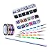 eBoot Nail Art Kit Decoration Set with Picker Pencil, 2 Boxes Nail Rhinestones, 5 Dotting Pens, 30 Nail Striping Tape