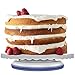 Montreal Baking Cake Turntable - 2 Inches Tall - 360 Degree Cake Stand - Cake Decorating Supplies