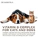 Bark & Whiskers Organic Vitamin B Complex, 0.85 Oz. (24 g), 60 Scoops, Supports A Healthy Nervous System & Endurance, Veterinarian Formulated, Non-GMO, Certified USDA Organic, Dr. Mercola