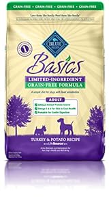BLUE Basics Limited Ingredient Diet Adult Grain-Free Turkey & Potato Dry Dog Food 24-lb