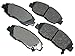 Akebono ACT465A Proact Ultra Premium Ceramic Disc Brake Pad kit