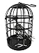 Plastic Bird Skeleton in Cage Halloween Decoration