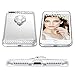 iPhone 7 8 Case, Caka iPhone 7 Glitter Case Rhinestone Series Luxury Cute Shiny Bling Mirror Makeup Case for Girls with Ring Kickstand Diamond TPU Case for iPhone 7 8 (Silver)