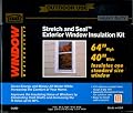 M-D Outdoor Use Heavy Duty Window Weatherstrip Stretch and Seal Exterior Window Insulation Kit