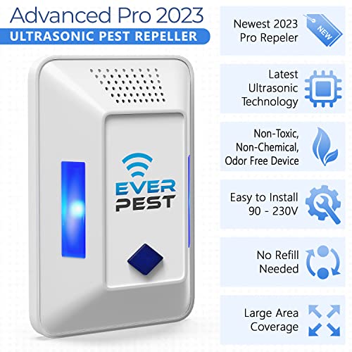 Ultrasonic Pest Repeller Plug in Electronic Insect Control Defender 2