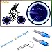 Vabration Sensor Waterproof Shockproof Lamp Bicycle Wheel Neon Tire Valve Led Light 2 pieces (Blue color - Blue light)
