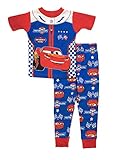 Disney Cars 3 Little Boys Toddler Cotton Pajama Set (3T, Blue)