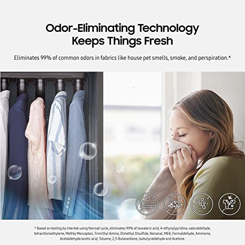 SAMSUNG 24” AirDresser Grand 5 Hanger Clothing Care System w/ Steam