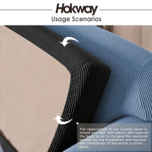 4 Hokway+Cushion+Slipcovers+Stretch+Protector