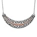 Paz Creations 925 Sterling Silver Floral Lace Design Necklace, Made in Israel