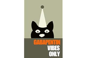 Gabapentin Vibes Only: Veterinary Receptionist Gifts, Vet Tech Notebook, Veterinarian Graduation Gift