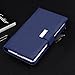 iPhone 7 Plus Case, Detachable Magnetic Large Storage Premium PU Leather Slim Folio Case Cover Holder Wallet Case for Apple iPhone 7 Plus with [KickStand][12 Card Slots] (Navy Blue)