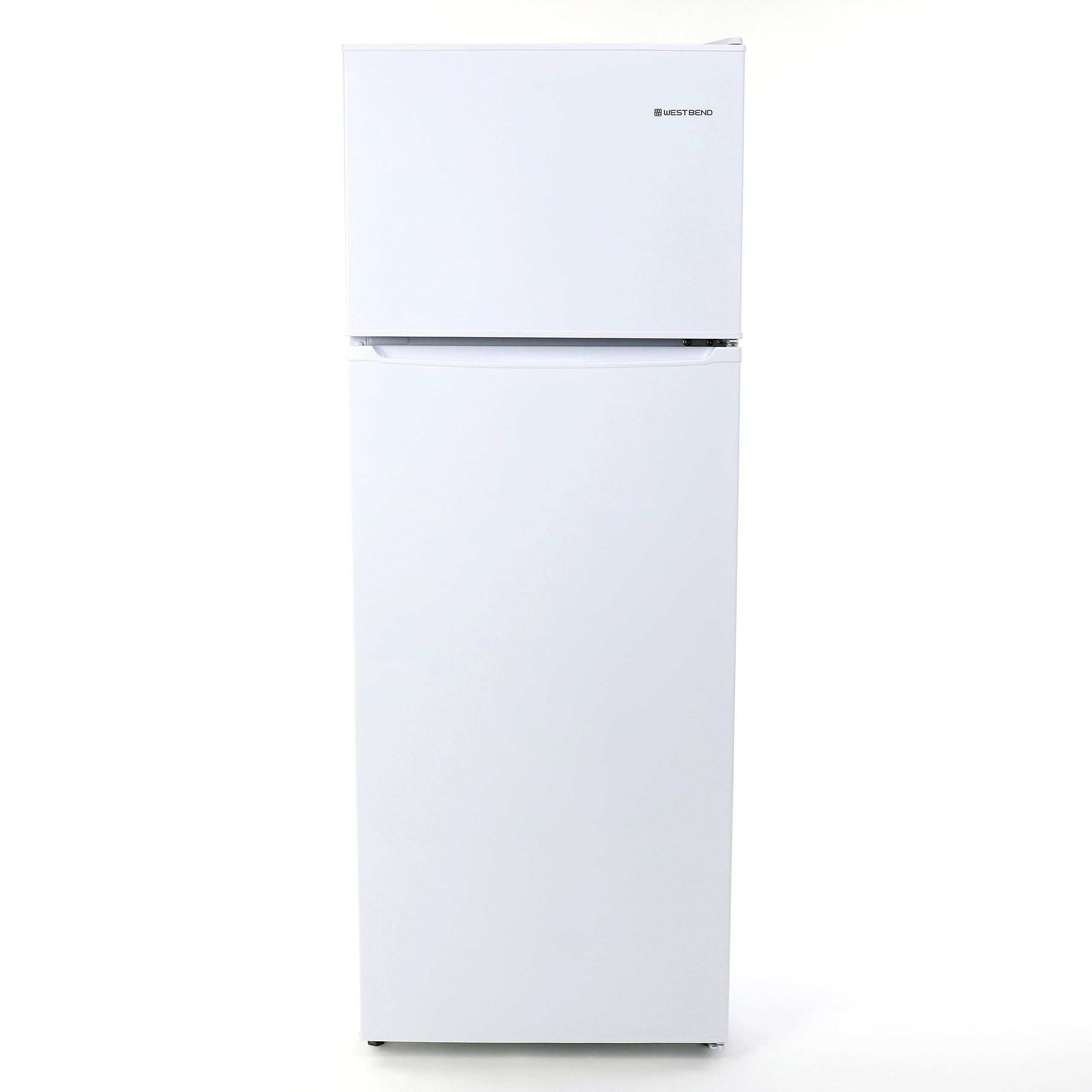 Photo 1 of **FOR PARTS ONLY**
West Bend Apartment Refrigerator Freestanding Dual Door Slim Design Full Fridge with Top Freezer, Adjustable Mechanical Control, for Condo, House, Small Kitchen Use, 7.4-Cu.Ft, White