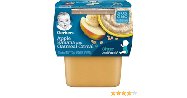 gerber apple banana oatmeal cereal