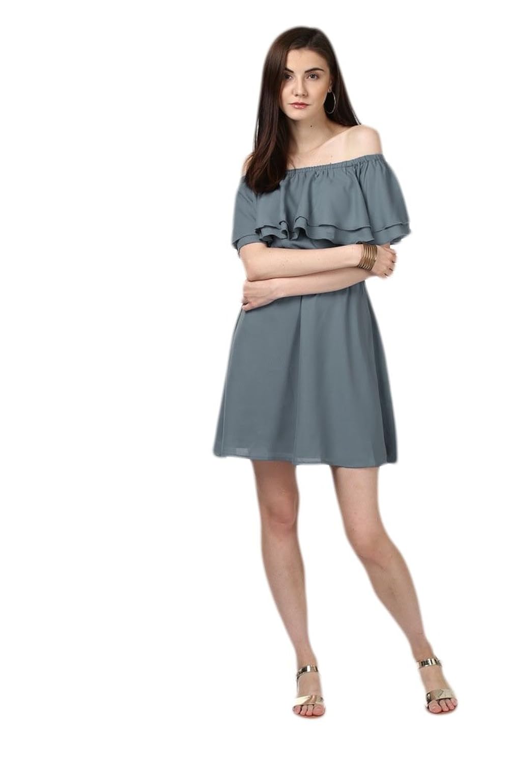 eyesonme women's crepe dress