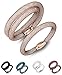 Fancydeli Women Fashion Jewelry Magnetic Wrap Double Bracelet Bangle Set (2 Sizes)with Austria White Crystals Gifts for Women Girls Her