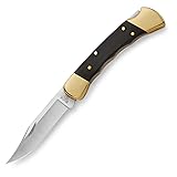 Buck Knives 110 Folding Hunter Knife with Finger