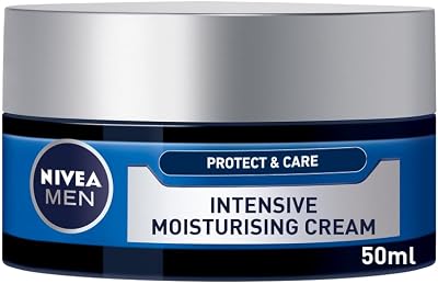 NIVEA MEN Intensive Moisturising Face Cream Protect & Care 3x50ml for Dry Skin