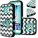 Galaxy S6 Case, E LV Samsung Galaxy S6 Case Full Body Hybrid Armor Protection Defender Case Cover - Dual Layer Armor Protective Case Cover for Samsung Galaxy S6 - [OWL]
