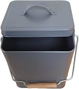 Easy Shopping 5L Metal Container Box With Lid and Spoon Food Storage Tin view 3