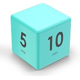 Pretmess Cube Timer, Gravity Flip Kitchen Timer for Time Management | Gravity flip timer with 1, 3, 5 ,10 minute,mint
