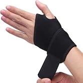 Waxden Wrist Brace for Carpal Tunnel, Breathable and Adjustable Wrist Support Brace for Arthritis and Tendinitis, Wrist Compression Wrap for Pain Relief, One Size Fits Left or Right Hand &ndash; Single