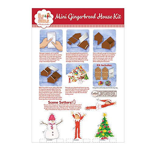 Mini Elf On The Shelf Gingerbread House Kit By Cookies United on