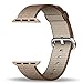 INTENY Woven Nylon Strap Buckle Replacement Wrist Bracelet with Silicone Band for Apple Watch Band Series 1 Series 2 38mm-Toasted Coffee&Caramel
